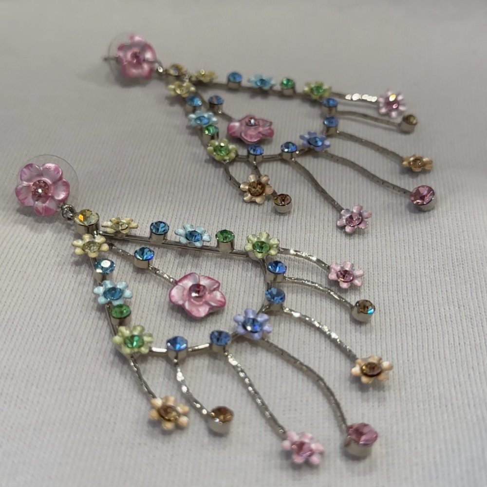 Floral Earrings - Colorful Summer Earrings